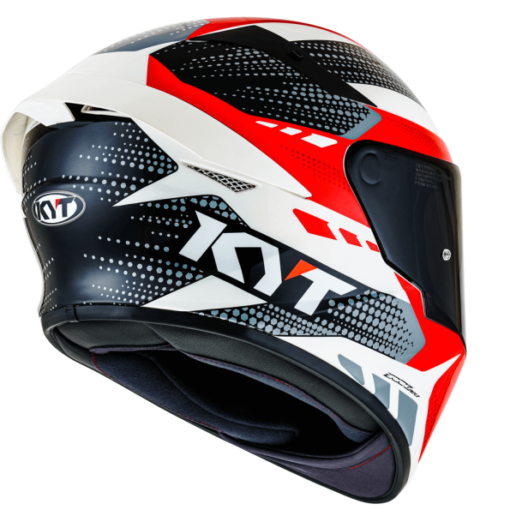 KYT TT Course Gear Black Red Helmet 6