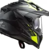 LS2 MX701 EXPLORER Carbon Focus Matt Titanium Hi Viz Yellow Helmet 4