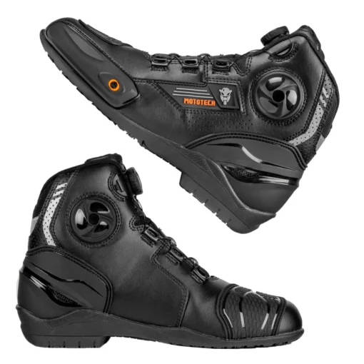 Mototech Asphalt v3 Short Riding Boots with Moz Lacing System 4