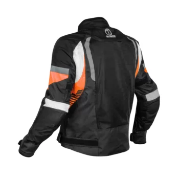 Rynox Tornado Pro V4 Black Orange Riding Jacket 2 1