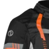 Rynox Tornado Pro V4 Black Orange Riding Jacket 3