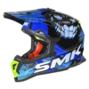 SMK Allterra Smiley Off Road Gloss Blue Helmet GL251