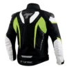 Tarmac Corsa Level 2 Black White Fluorescent Yellow Riding Jacket 4