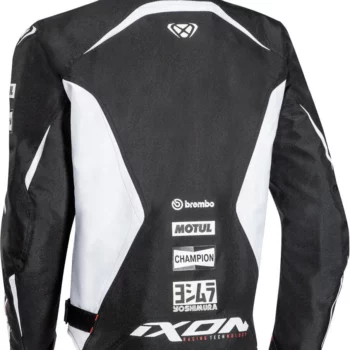 IXON Matrix Evo Textile Black White Riding Jacket 4