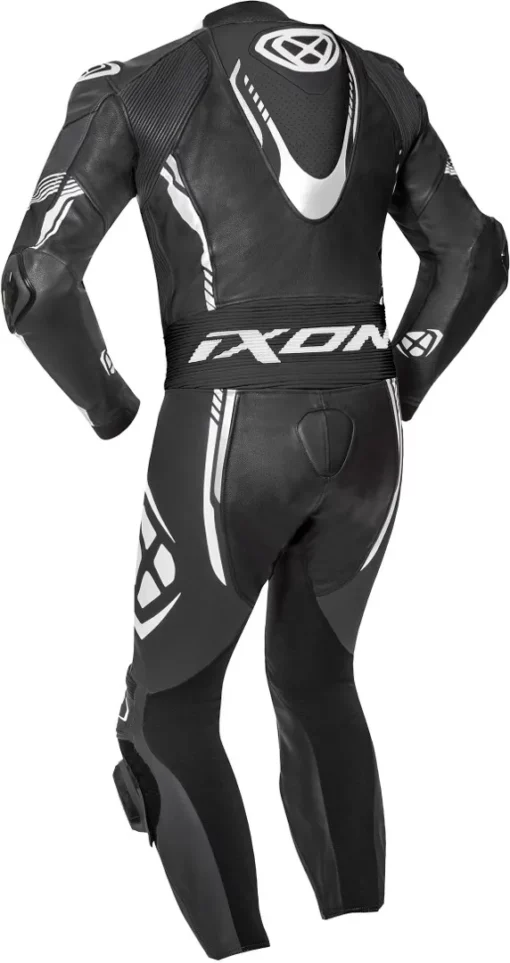 IXON Vortex 2 One Piece Black White Leather Suit 2