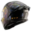 AXOR Apex Carbon Small Checks Gloss Neon Yellow Helmet 3