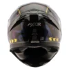 AXOR Apex Carbon Small Checks Gloss Neon Yellow Helmet 4