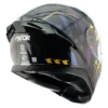 AXOR Apex Carbon Small Checks Gloss Neon Yellow Helmet 5