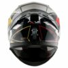 AXOR Apex Chrometech Gloss Black Red Helmet 4