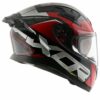 AXOR Apex Chrometech Gloss Black Red Helmet 6