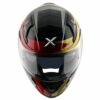 AXOR Apex Chrometech Gloss Black Red Helmet 9