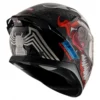 AXOR Apex Marvel Venom Gloss Black Red Helmet 6