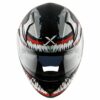 AXOR Apex Marvel Venom Matt Black Red Helmet 9