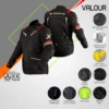 Axor Valour Black Red Riding Jacket 4