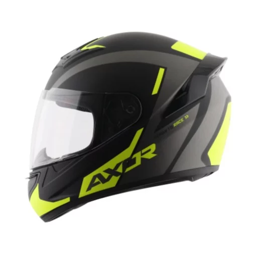 AXOR Rage RTR Dull Black Neon Yellow Helmet (3)
