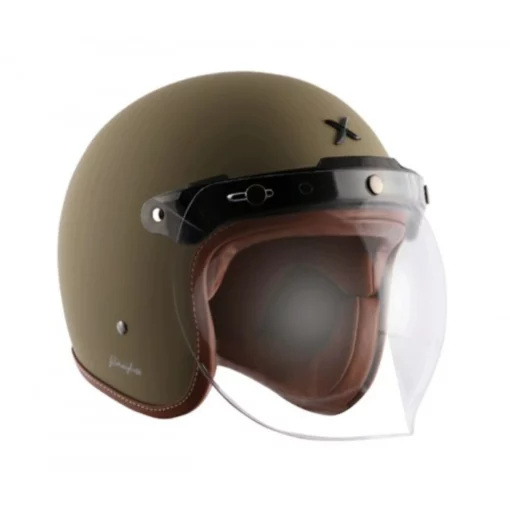 AXOR Retro Jet Leather Dull Desert Storm Open Face Helmet (1).1