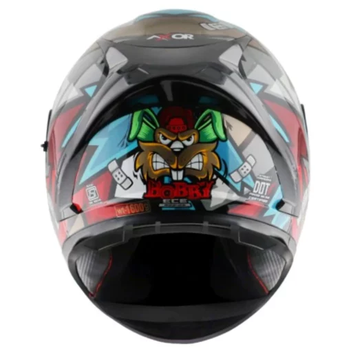 AXOR Street Bobby Black Blue Helmet (1)