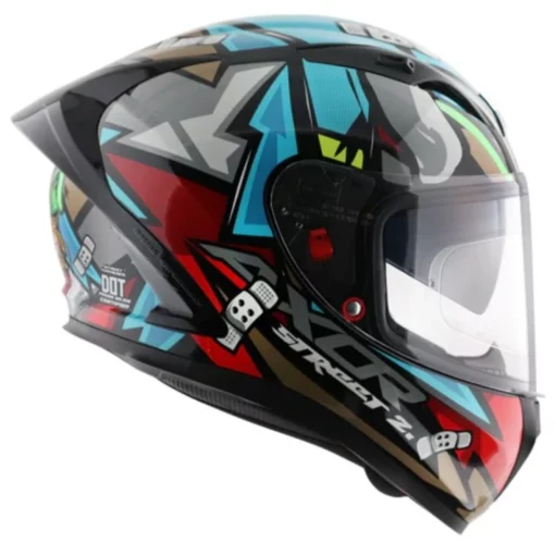 AXOR Street Bobby Black Blue Helmet (4)