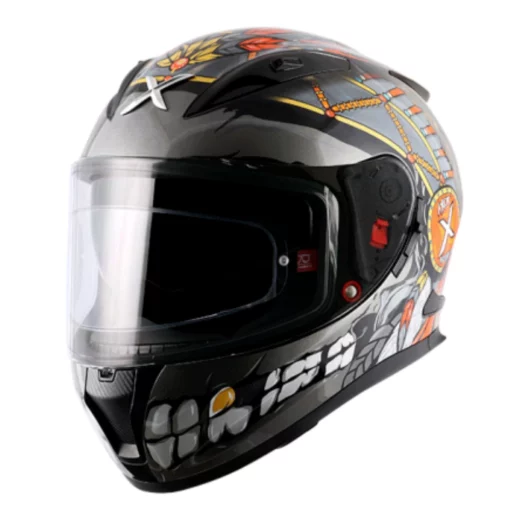 AXOR Street Freedom Black Orange Helmet