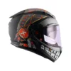 AXOR Street Freedom Matt Black Organge Helmet (1)