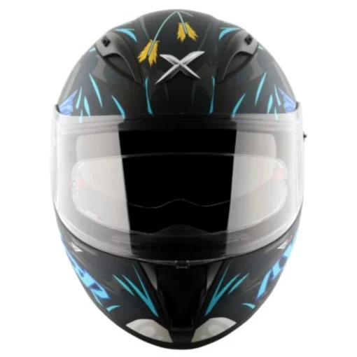 AXOR Street ZAZU Matt Black Blue Helmet (2)