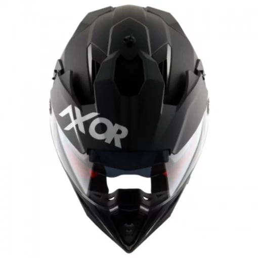 AXOR X CROSS Dual Visor SC Matt Balck Red Dual Sport Helmet (5)