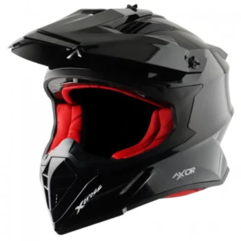 AXOR X CROSS Gloss Balck Red Motocross Helmet (2)