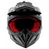 AXOR X CROSS Gloss Balck Red Motocross Helmet (3)