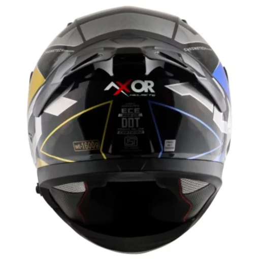 Axor Apex Chromtech Gloss Black Blue Helmet (1)