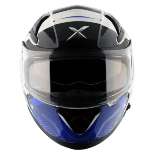 Axor Apex HEX 2 Gloss White Blue Helmet (3) (1)