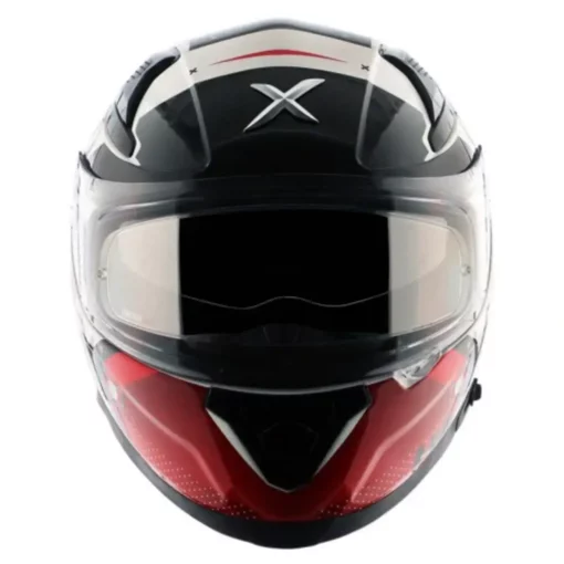 Axor Apex HEX2 Gloss White Red Helmet (2) (1)