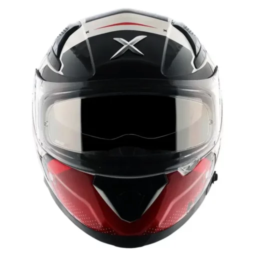 Axor Apex HEX2 Gloss White Red Helmet (3) (1)