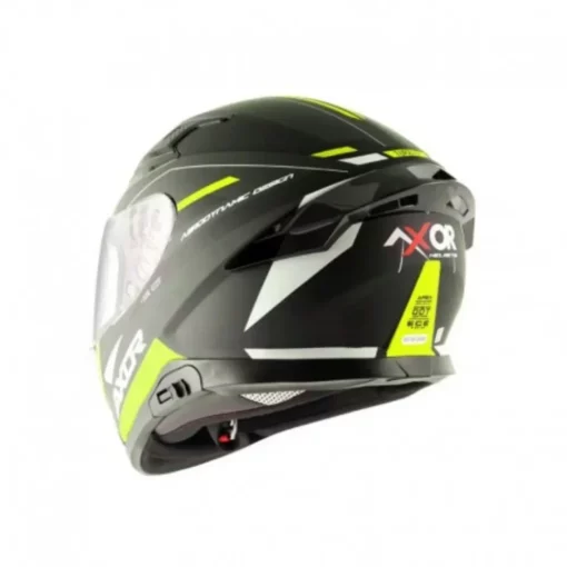 Axor Apex Turbine Matt Black Neon Grey Helmet (1)