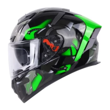 IGNYTE IGN4 Goos Gloss Black Green Helmet1 (4)
