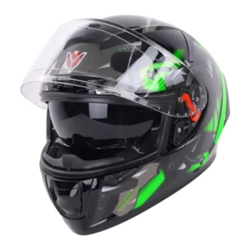 IGNYTE IGN4 Goos Gloss Black Green Helmet1 (5)