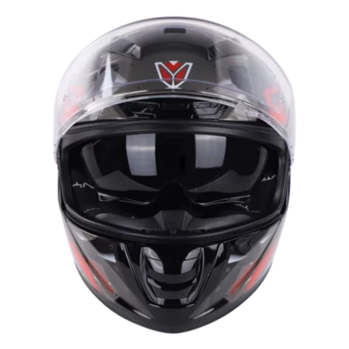 IGNYTE IGN4 Goos Glossy Black Red Helmet (5)