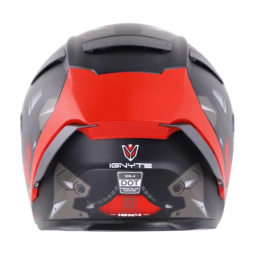 IGNYTE IGN4 Goos Mat Black Red Helmet 1 (1)
