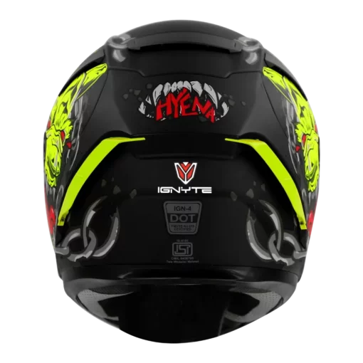 IGNYTE IGN4 Hyena Glossy Black Helmet 1 (6)