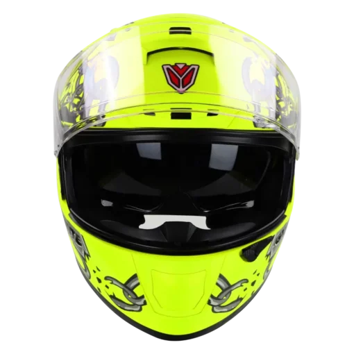 IGNYTE IGN4 Hyena Glossy Fluo Neon Helmet 1 (1)