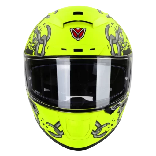 IGNYTE IGN4 Hyena Glossy Fluo Neon Helmet 1 (2)