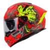 IGNYTE IGN4 Hyena Glossy Fluo Red Helmet 1 (4)