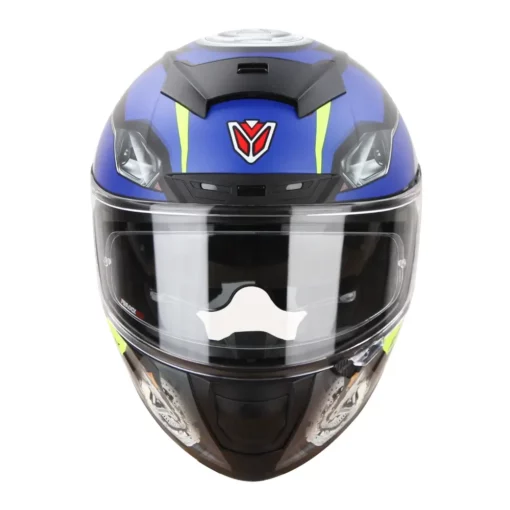 IGNYTE IGN4 MAC Glossy Black Blue Helmet1 (3)