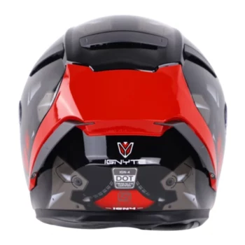 IGNYTE IGN4 MAC Glossy Black Red Helmet1 (2)