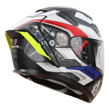 IGNYTE IGN4 MAC Glossy Black White Helmet (7)