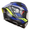 IGNYTE IGN4 MAC Mat Black Blue Helmet 1 (5)