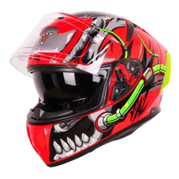 IGNYTE IGN4 Trever Glossy Fluo Red Helmet 11(1)