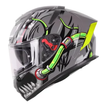IGNYTE IGN4 Trever Glossy T. Grey Helmet 1 (5)