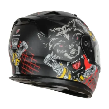 IGNYTE IGN7 WOLF Glossy Black Helmet1 1 (5)