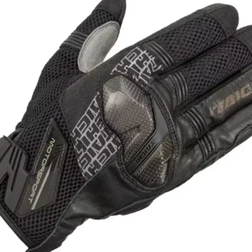 RS Taichi Armed Mesh Gloves Reflective Black 1