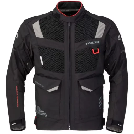 RS Taichi Kompass Air Riding Jacket Black Grey (2)